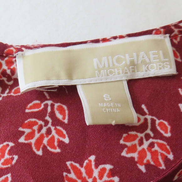 SOLD Michael Kors Paisley Printed Zip Back Tank S - Picture 5 of 5